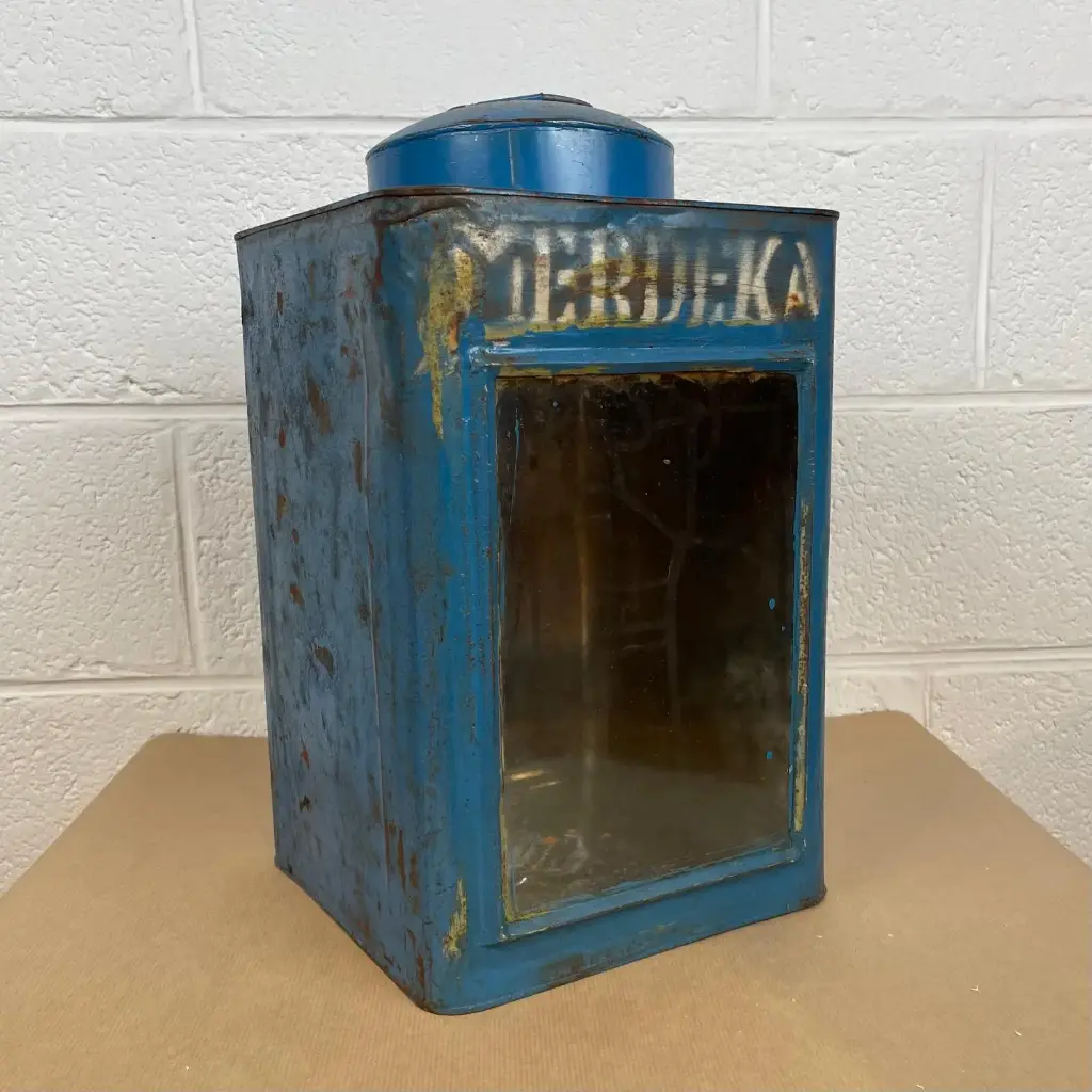 Lanterne - Bleu - 40 x 23 x 24 cm