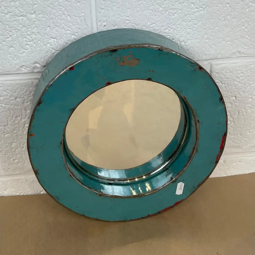 Miroir Rond Upcycling - 33 x 33 x 10 cm