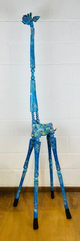 Girafe Dali - Bleu - 195 x 30 x 50 cm