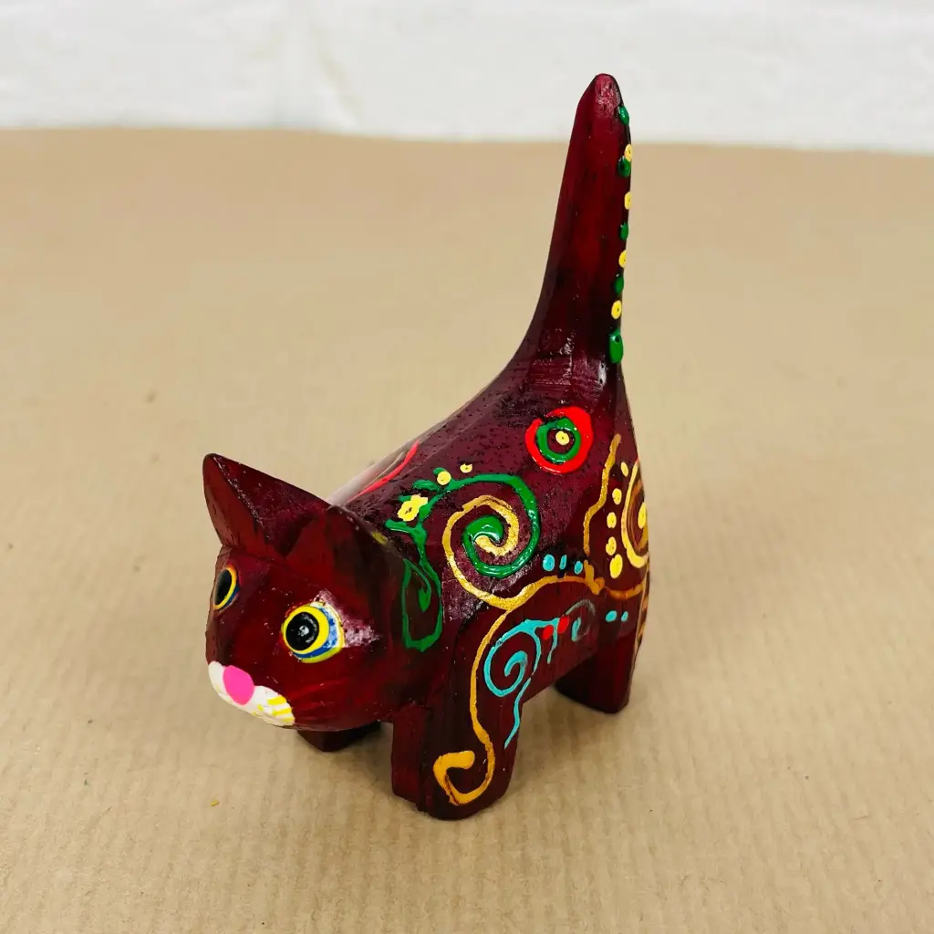 Chat Dali - Brun Dali - 8 x 6 x 3 cm