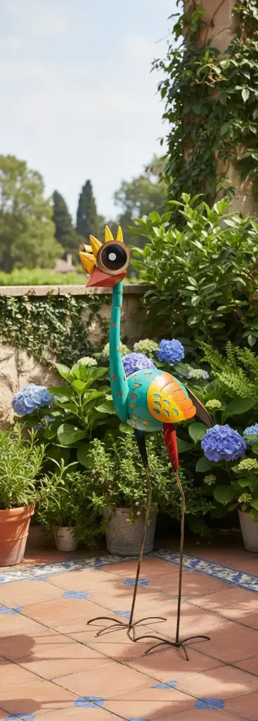 Funky Emu - Turquoise - 120 x 35 x 35 cm