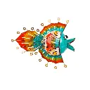 Poisson à Suspendre - Œillet - 30 x 20 x 36 cm