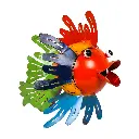 Poisson à Suspendre - Voilé - 46 x 27 x 40 cm