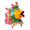 Poisson à Suspendre - Voilé - 46 x 27 x 40 cm