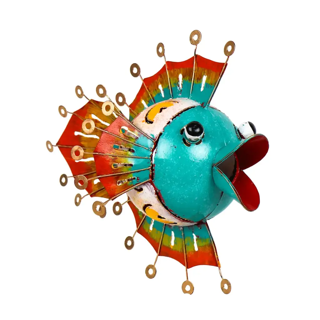 Poisson à Suspendre - Œillet - 35 x 30 x 46 cm