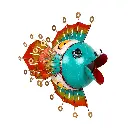 Poisson à Suspendre - Œillet - 35 x 30 x 46 cm