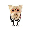 Hibou Boule - 16 x 9 x 9 cm