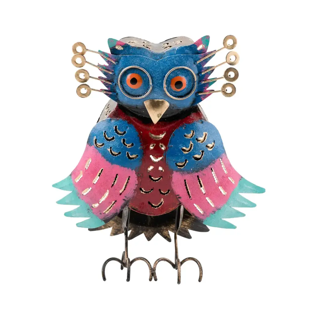 Hibou Lunette - 25 x 29 x 15 cm