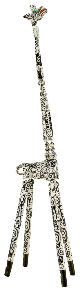 Girafe Dali - Noir & Blanc - 150 x 18 x 40 cm