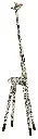 Girafe Dali - Noir & Blanc - 150 x 18 x 40 cm