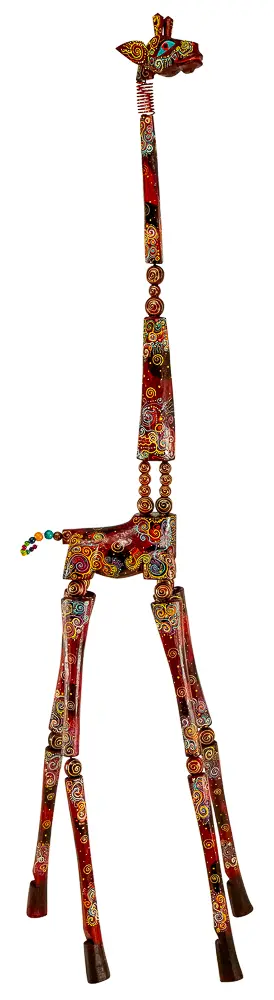 Girafe Dali - Bordeaux - 195 x 30 x 50 cm