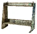 Etagère à Épices Upcycling - Bleu - 45 x 35 x 15 cm