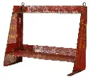 Etagère à Épices Upcycling - Rouge - 45 x 35 x 15 cm