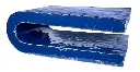 Table Basse en U Upcycling - Bleu - 30 x 80 x 40 cm
