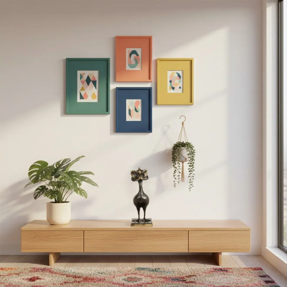 Funky Emu Bronze - Noir & Or - 20 x 8 x 10 cm