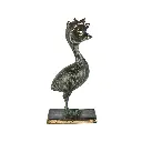 Funky Emu Bronze - Vert Antique - 20 x 8 x 10 cm