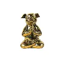 Cochon Yoga Bronze - Or - 10,5 x 7 x 6,5 cm