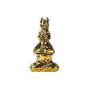 Lapin Yoga Bronze - Or - 13,5 x 7 x 6,5 cm