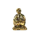 Tortue Yoga Bronze - Or - 10,5 x 7 x 6,5 cm