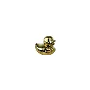 Canard Bronze - Or - 4,5 x 5,5 x 5 cm