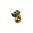 Cochon Vollant Bronze - Or - 9 x 5 x 6,5 cm