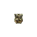 Hibou Bronze - Or - 6 x 5 x 5 cm