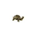 Tortue Bronze - Or - 3,5 x 8,5 x 5 cm