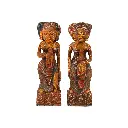 Statue - Couple Princier - 32 x 9 x 9 cm