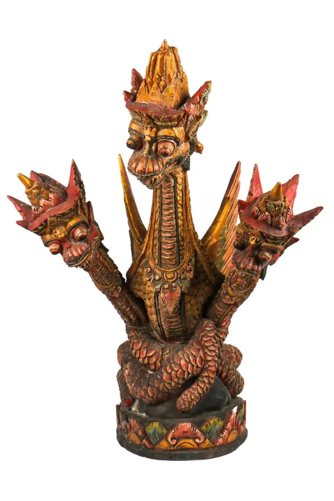 Statue - Roi Naga - 101 x 85 x 84 cm