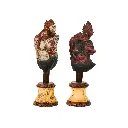 Bouchons Cérémoniels - Ganesh & Singa  - 21 x 6 x 8 cm