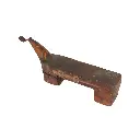 Kukuran - Grattoir à Noix de Coco (avec Visage) - 20 x 10 x 53 cm