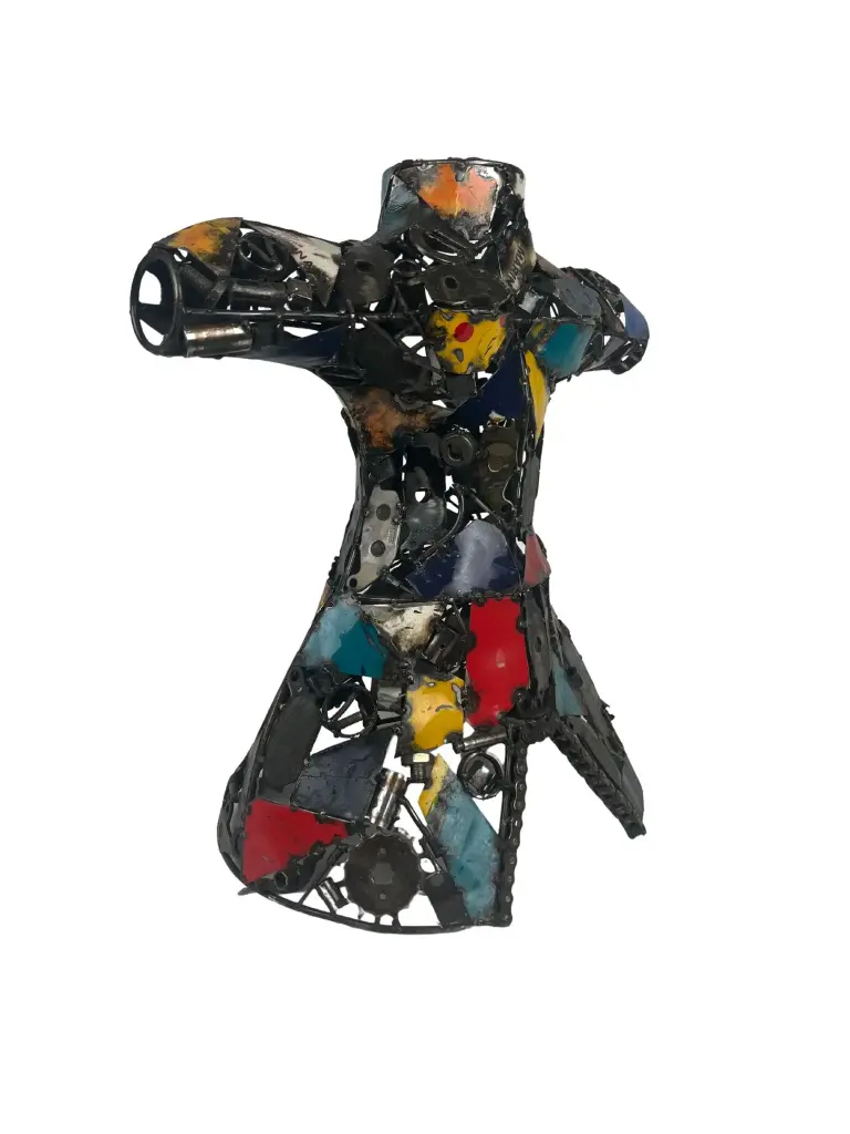 Buste Féminin - Upcycling - 55 x 52 x 32 cm