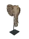 Tête d'Éléphant sur Socle - 133 x 86 x 35 cm