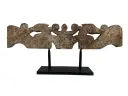 Décoration du Timor Sculptée sur Socle - 47 x 106 x 18 cm