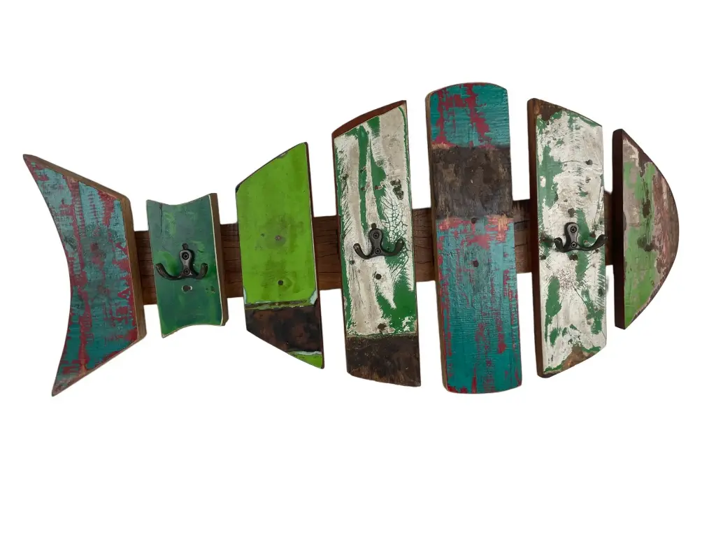 Porte-Manteau "Poisson" - 33 x 67 x 8 cm