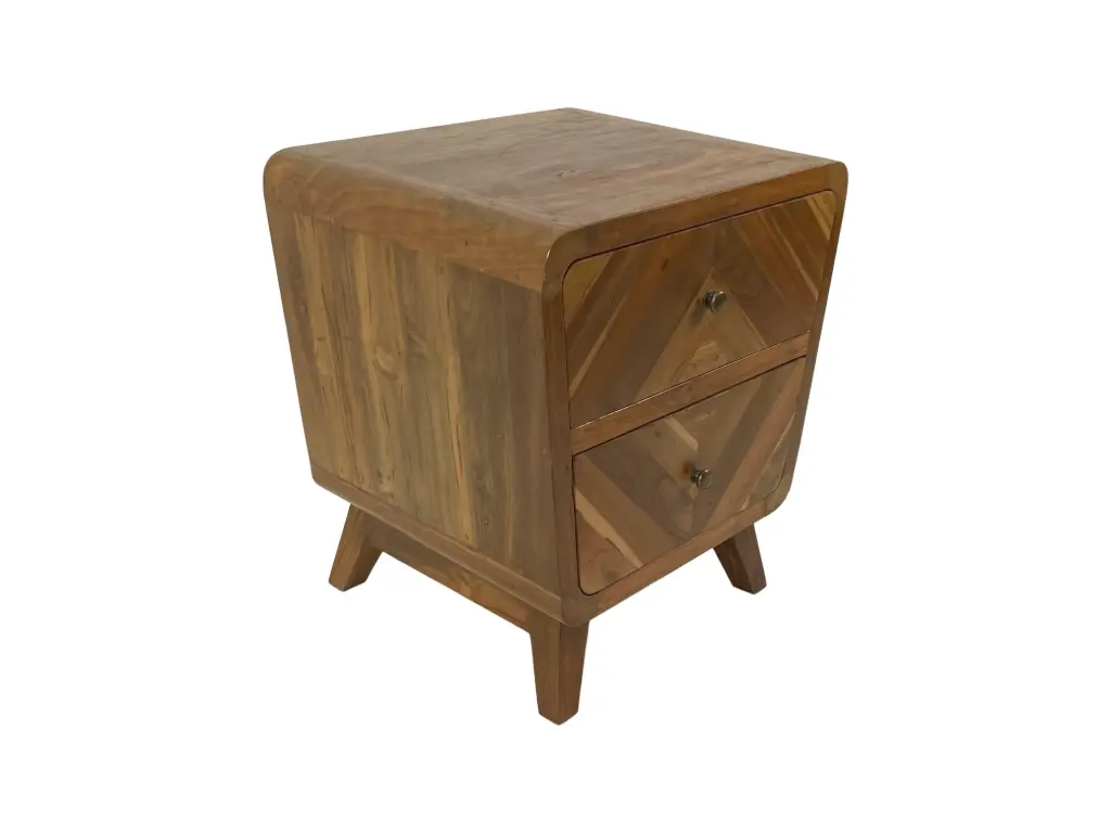 Table de Nuit - 2 tiroirs - 54 x 50 x 40 cm