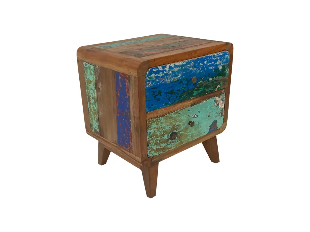 Table de Nuit - 2 tiroirs - 55 x 50 x 40 cm