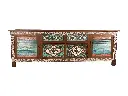 Buffet sculpté - 4 portes, 2 tiroirs - 85 x 250 x 65 cm