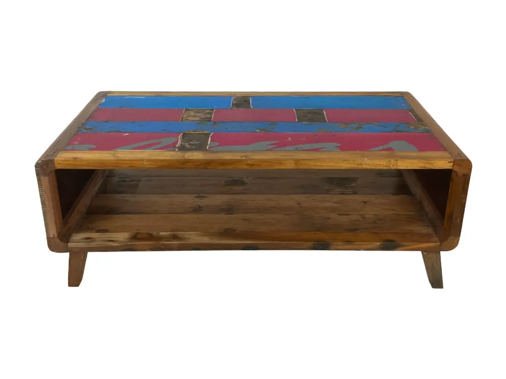 Table Basse - 1 étagère - 45 x 120 x 60 cm