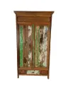 Armoire - 2 portes, 1 tiroir - 200 x 116 x 49 cm