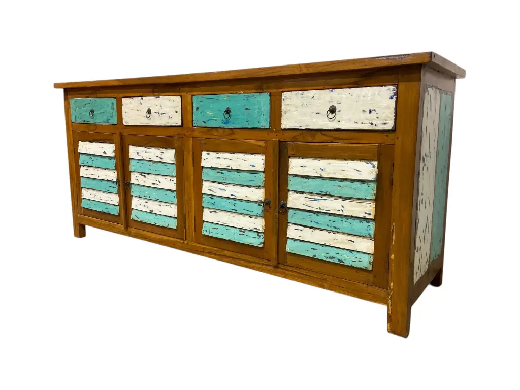 Buffet - 4 portes, 4 tiroirs - 80 x 180 x 51 cm