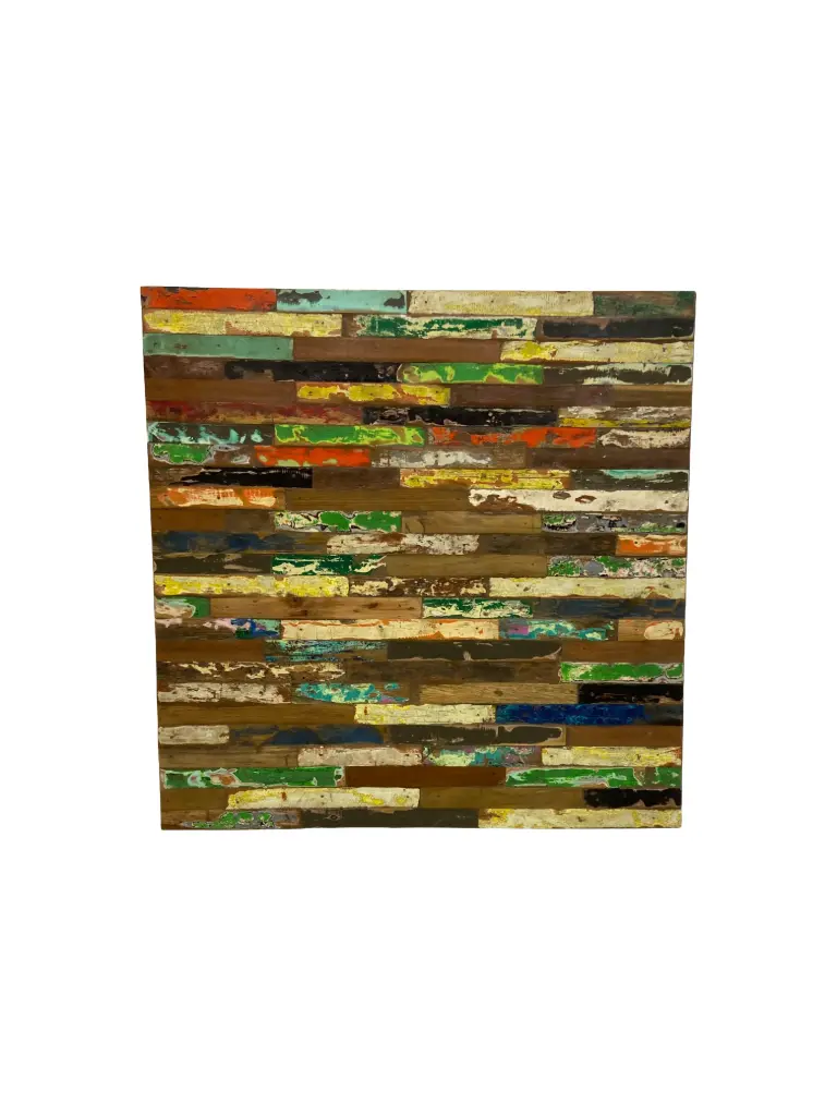 Panneau Mural marqueté - 100 x 100 x 6 cm