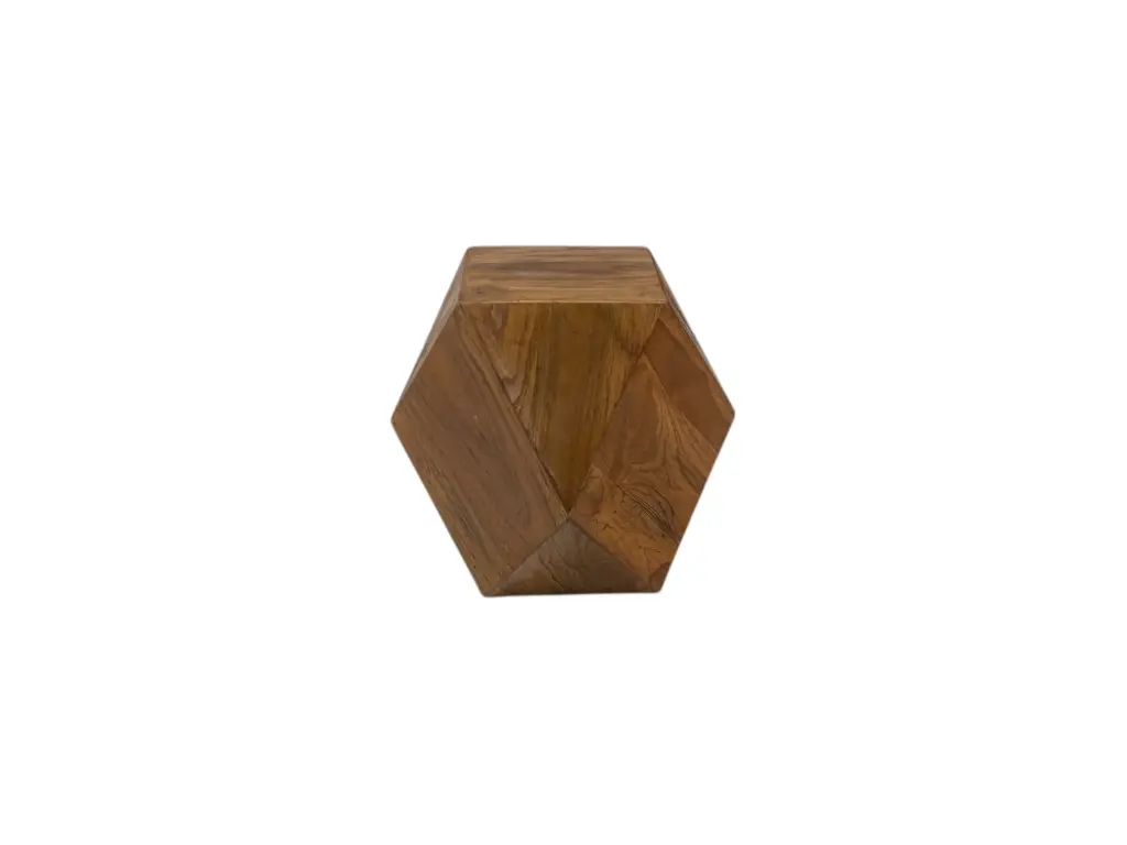 Tabouret géométrique - 44 x 34,5 x 35 cm