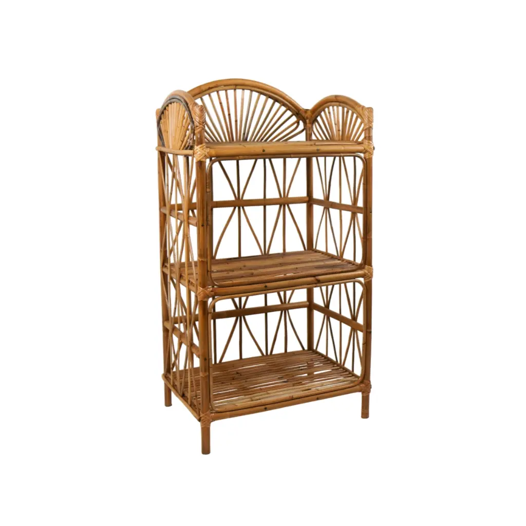 Étagère bambou - 3 étages - 95 x 50 x 35 cm