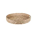 Plateau rond à rebord - Large - 9 x 52 x 52 cm
