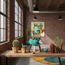 Cochon - Upcycling - 57 x 30 x 42 cm