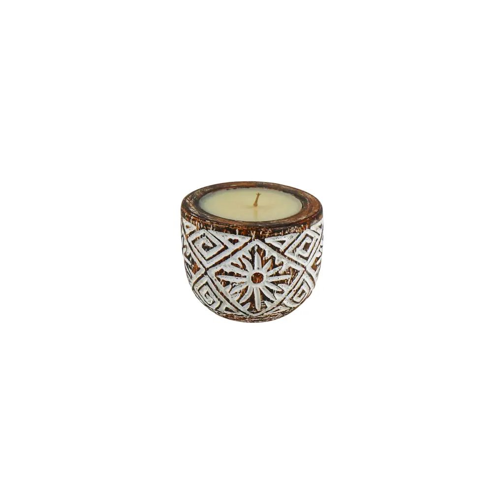 Bougie Sculptée (Small) - Natural Burn - 10 x 13 x 13 cm
