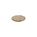 Plat Décoratif Sculpté (Small) - White Wash - 6 x 30 x 30 cm