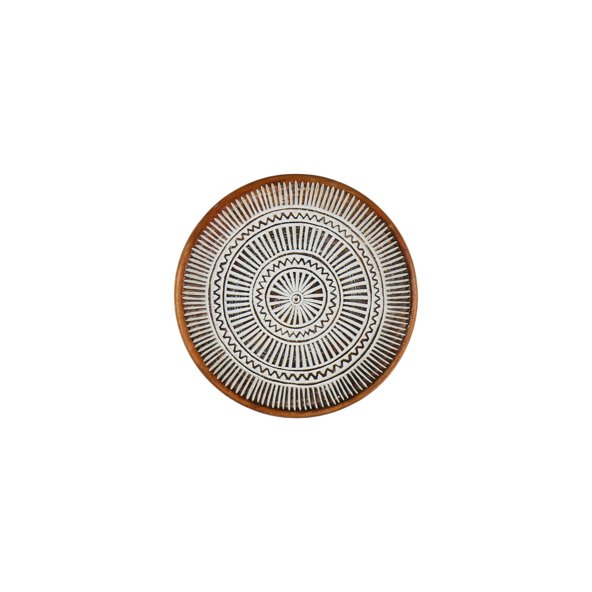 Plat Décoratif Sculpté (Small) - Natural - 6 x 30 x 30 cm
