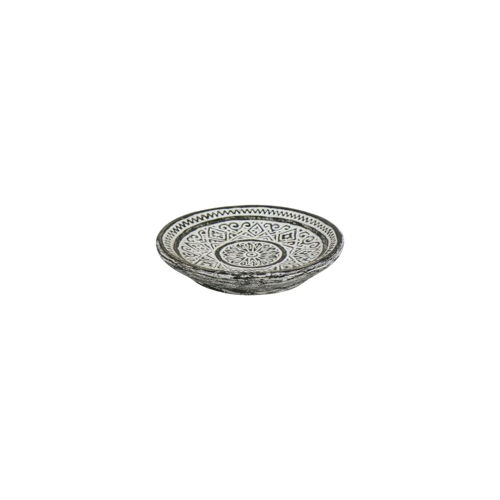 Plat Décoratif Sculpté (Small) - Black Wash - 6 x 30 x 30 cm